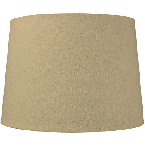 12x14x10 Sand Linen Drum Lampshade