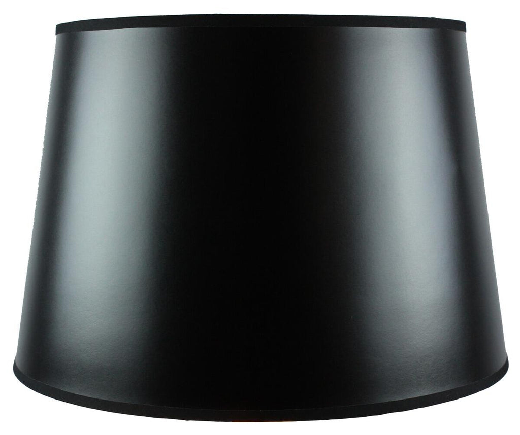 13x16x11 Black Parchment Gold-Lined Floor Lampshade