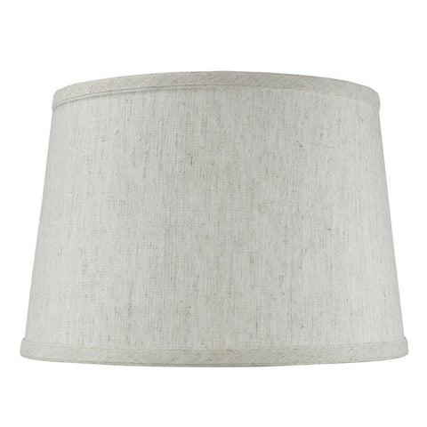 10x12x08 SLIP UNO FITTER Hardback Shallow Drum Lamp Shade Textured