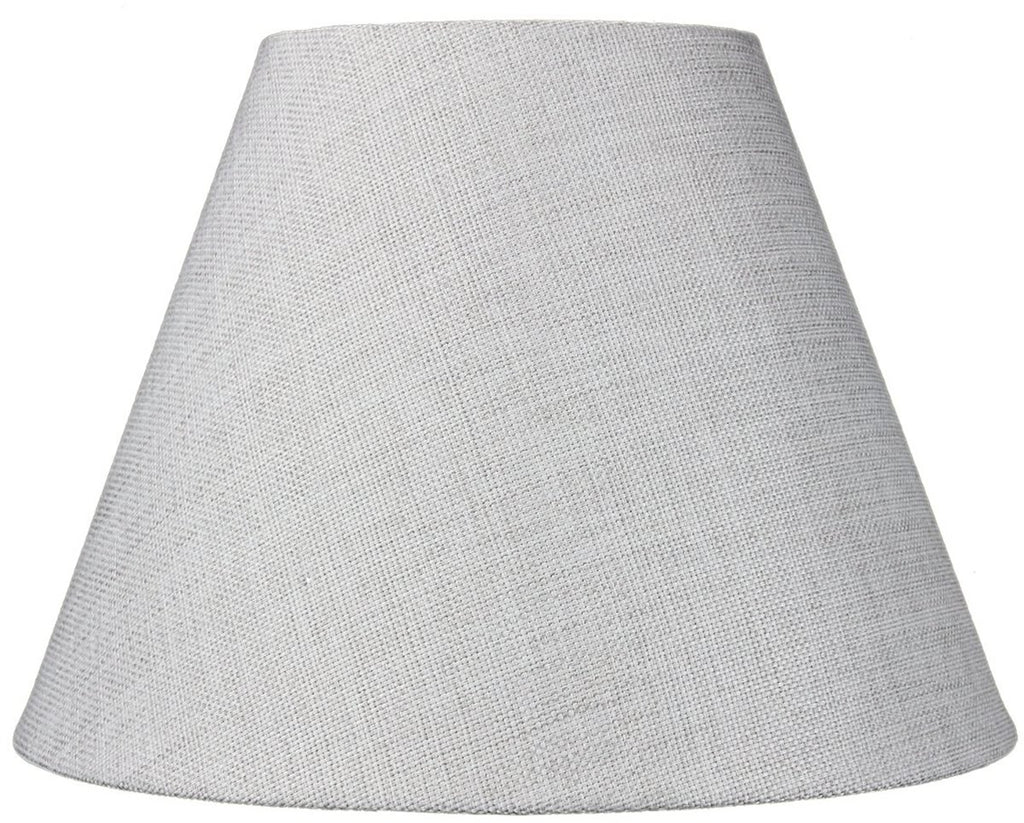 6x12x9 Hard Back Empire Lamp Shade - Khaki Burlap