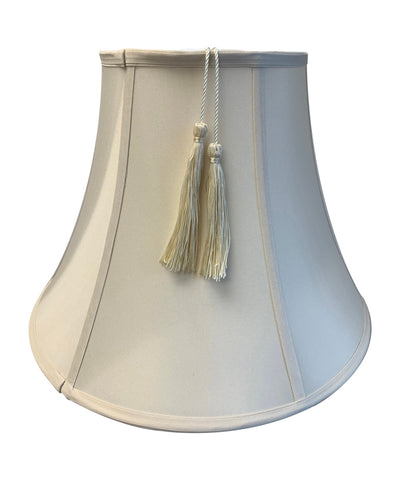 8x16x12 Shantung Lamp Shade Eggshell