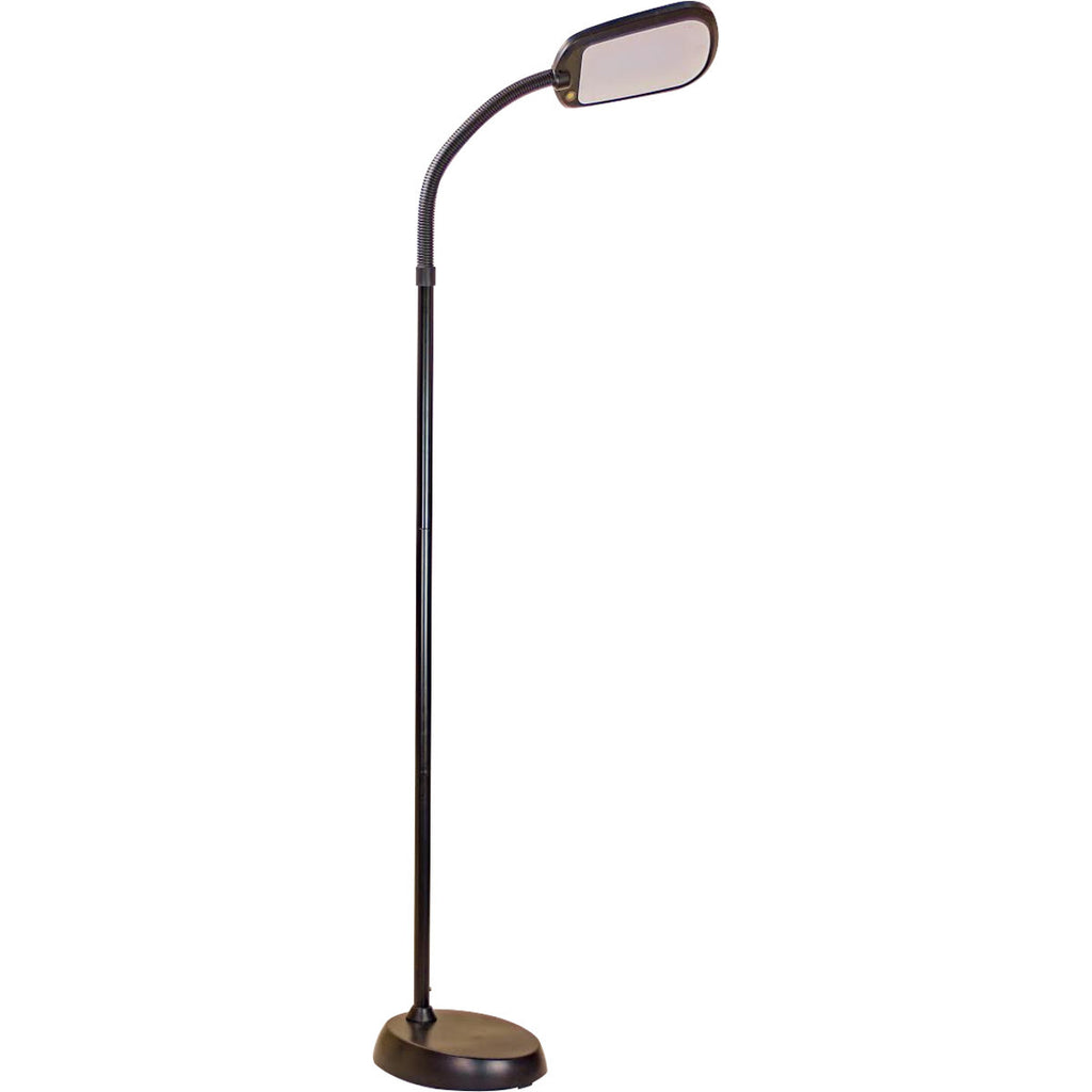 LED Bright Reader Natural Daylight Full Spectrum Floor Lamp Black