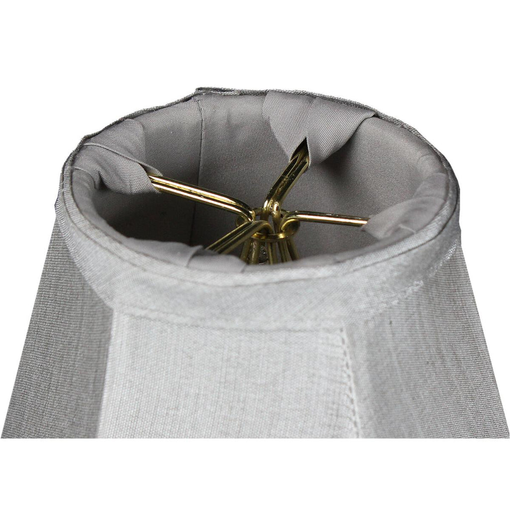 3x5x4 Gray Stretch Clip-On Candlelabra Clip-On Lamp shade