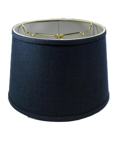 Hardback Shallow Drum Lamp Shade 10x12x8 Textured Slate