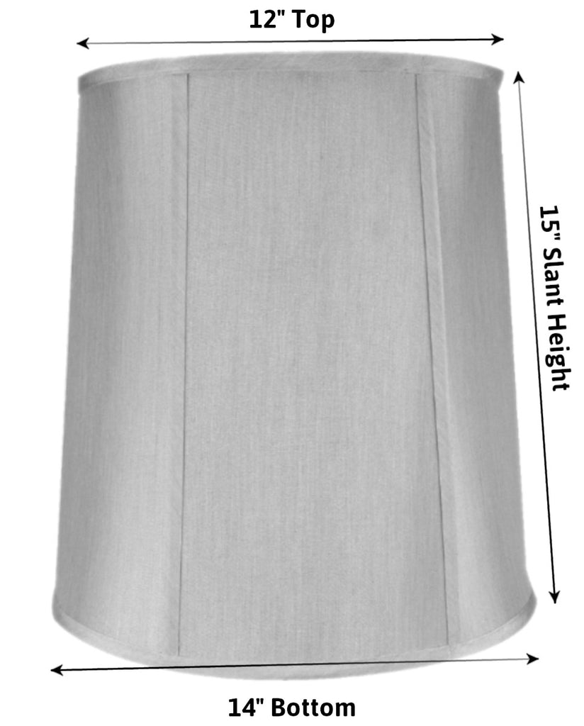 12x14x15 Softback Drum Shade Gray