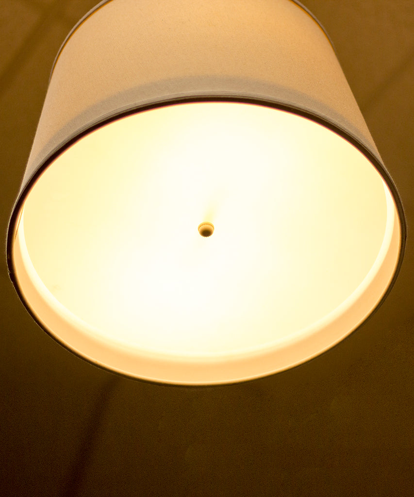 Sand Linen 2 Light Swag Plug-In Pendant with Diffuser