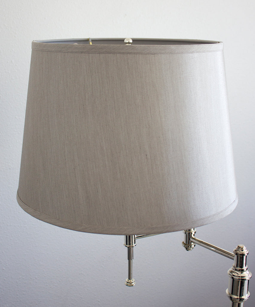 Grey Floor Silver liner Lamp