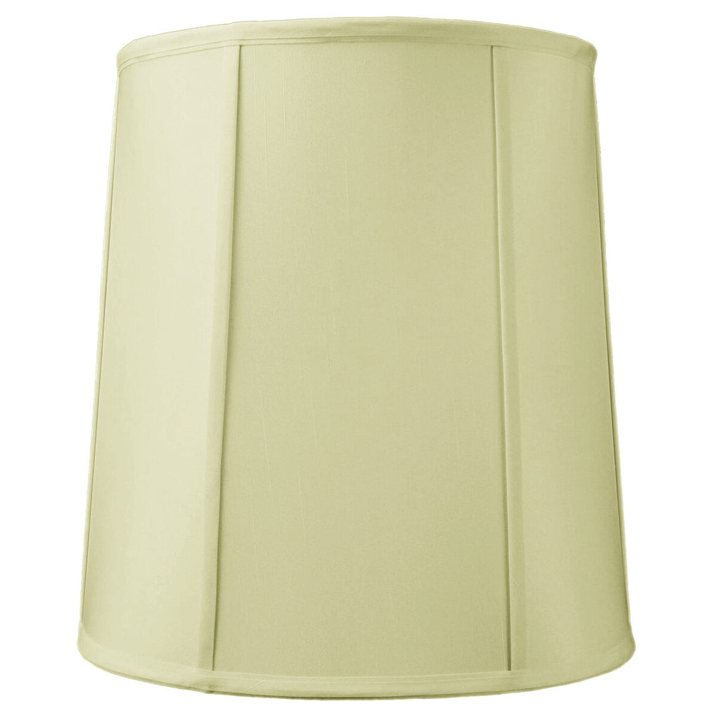 12x14x15 Drum Lampshade with Piping Eggshell