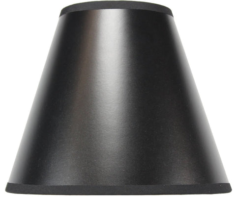 5x10x8.5 Slip Uno Fitter Black Parchment Empire Lampshade