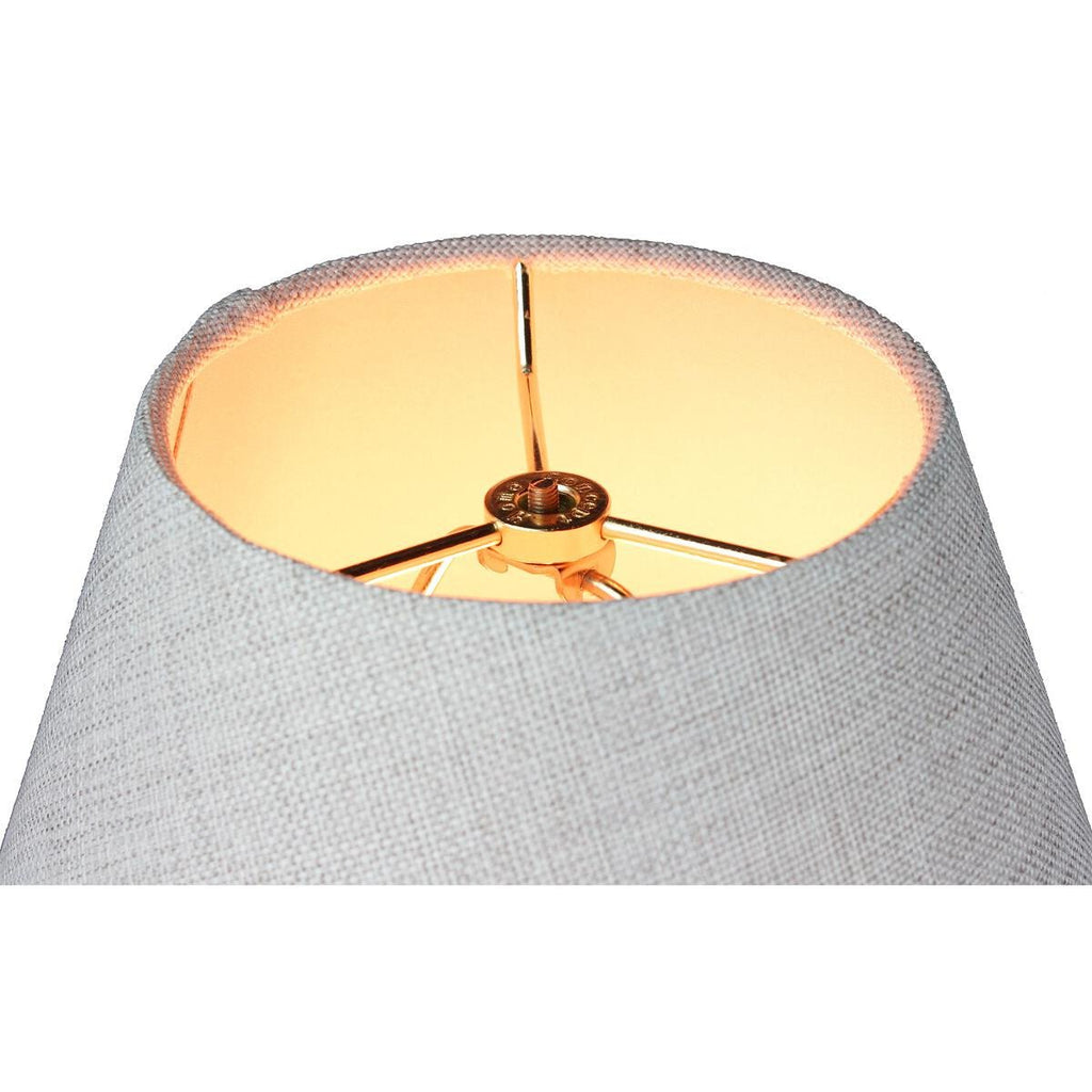 6x12x9 Hard Back Empire Lamp Shade - Khaki Burlap