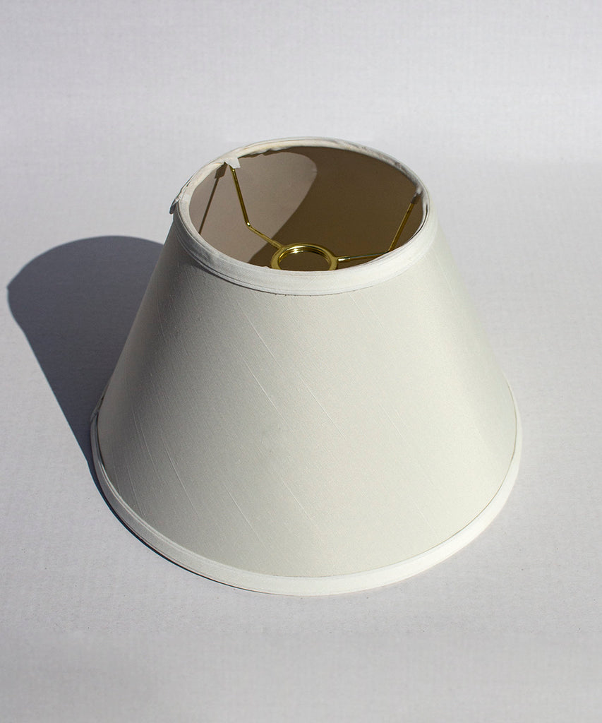 6x12x8 Threaded UNO Downbridge Lamp Shade White