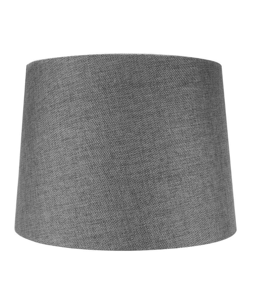 14"w 1-Light Plug-In Swag Pendant Lamp Granite Gray