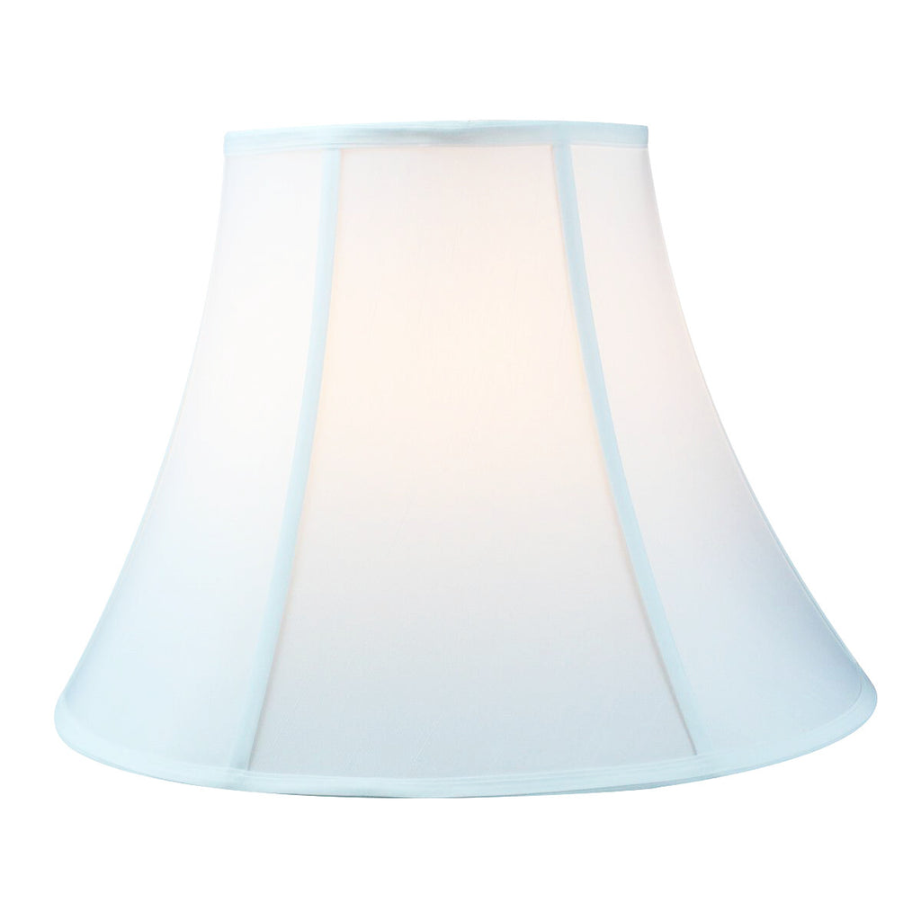 9x18x13.5 White Bell Shantung Lampshade