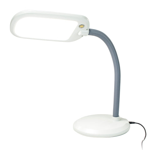 LED Bright Reader Natural Daylight Full Spectrum Desk Lamp Grey