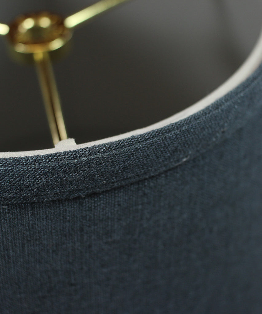 Textured Slate Blue Hard Back Empire Shade