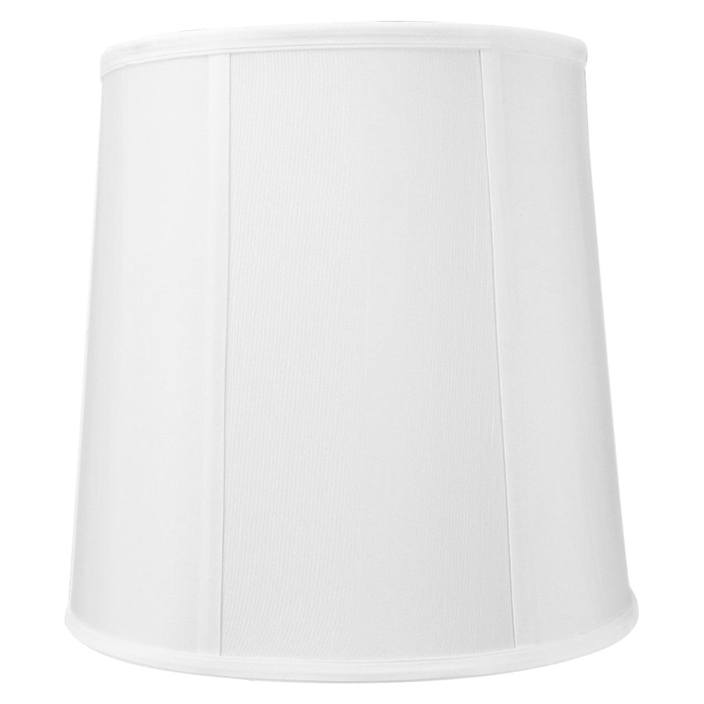 10x12x12 SLIP UNO FITTER White Linen Fabric Drum Lampshade