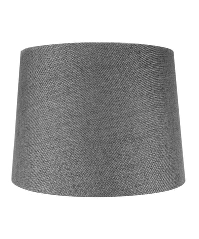 12x14x10 Hardback Drum Lamp Shade Granite Gray