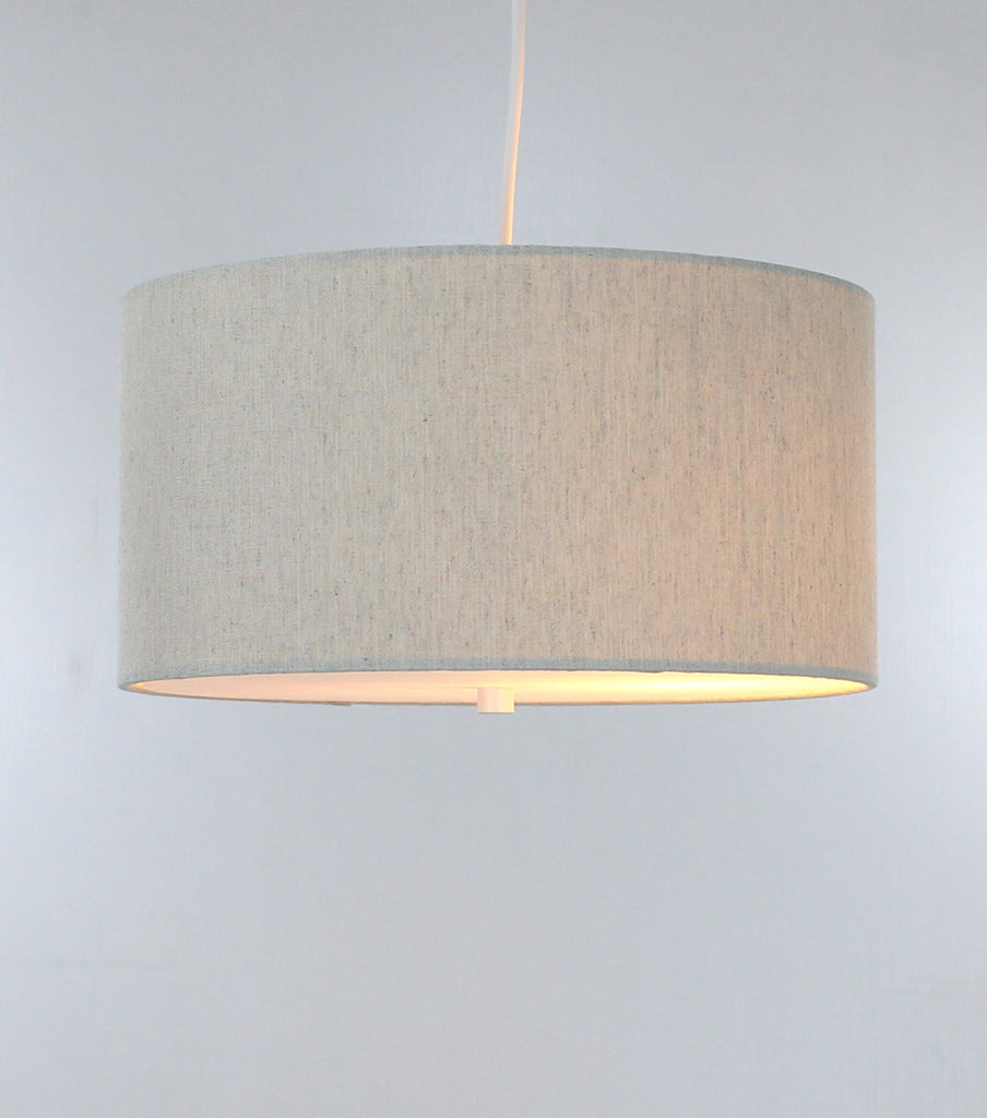 Textured Oatmeal 2 Light Swag Plug-In Pendant with Diffuser