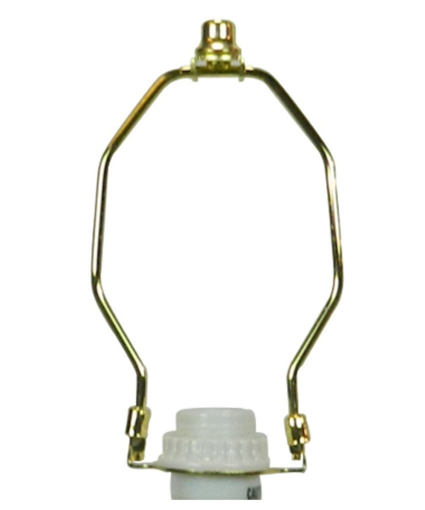 6x12x9 SLIP UNO FITTER Hard Back Empire Lamp Shade Light Oatmeal