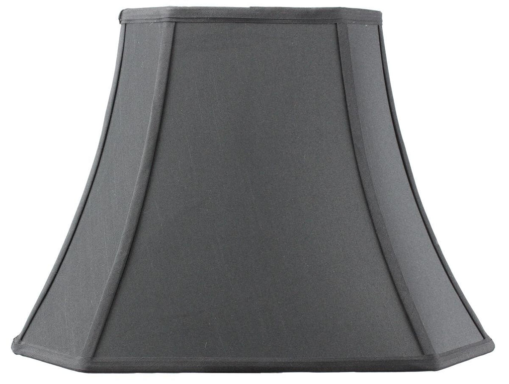 9x16x12 Square Cut Corner Shade Black Fabric/Gold Liner