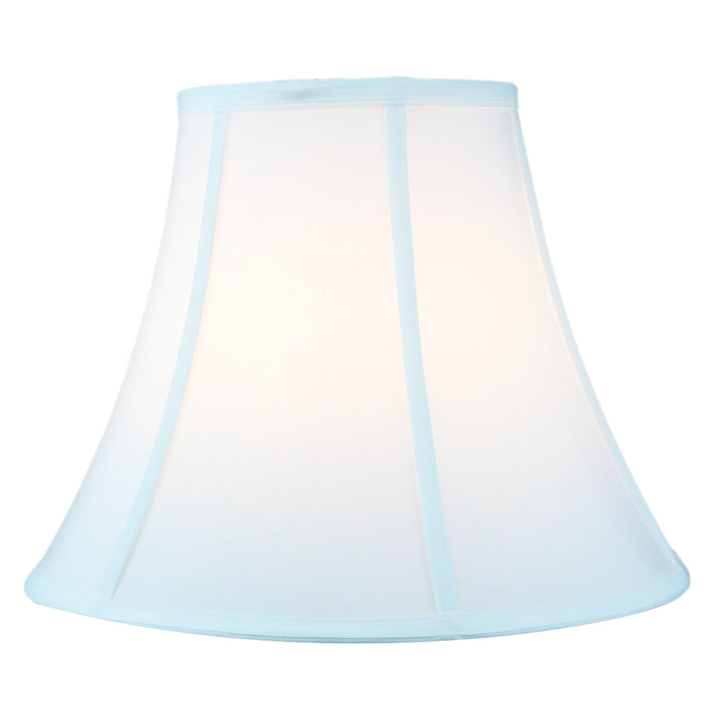 7x14x11 White Bell Shantung Lampshade