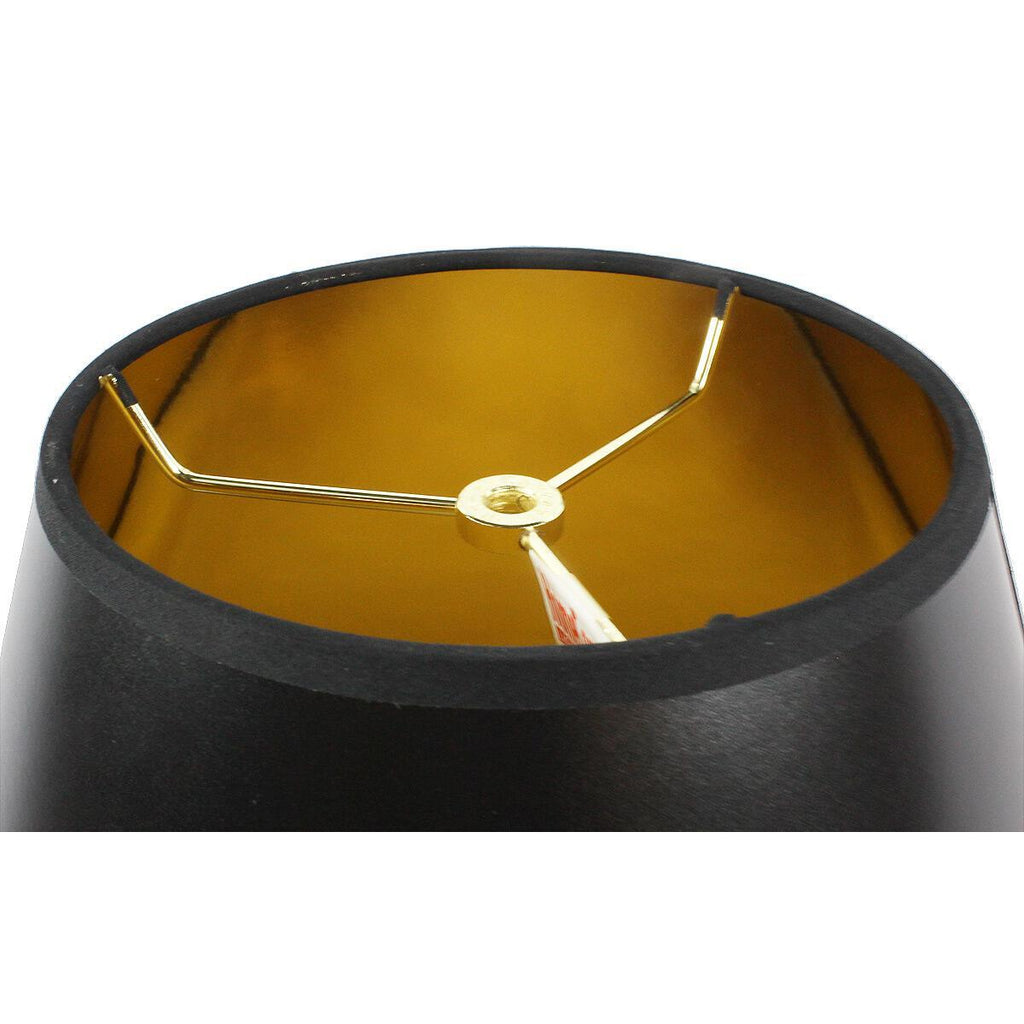 Swag Pendant Plug-In One Light Bold Black/Gold Shade