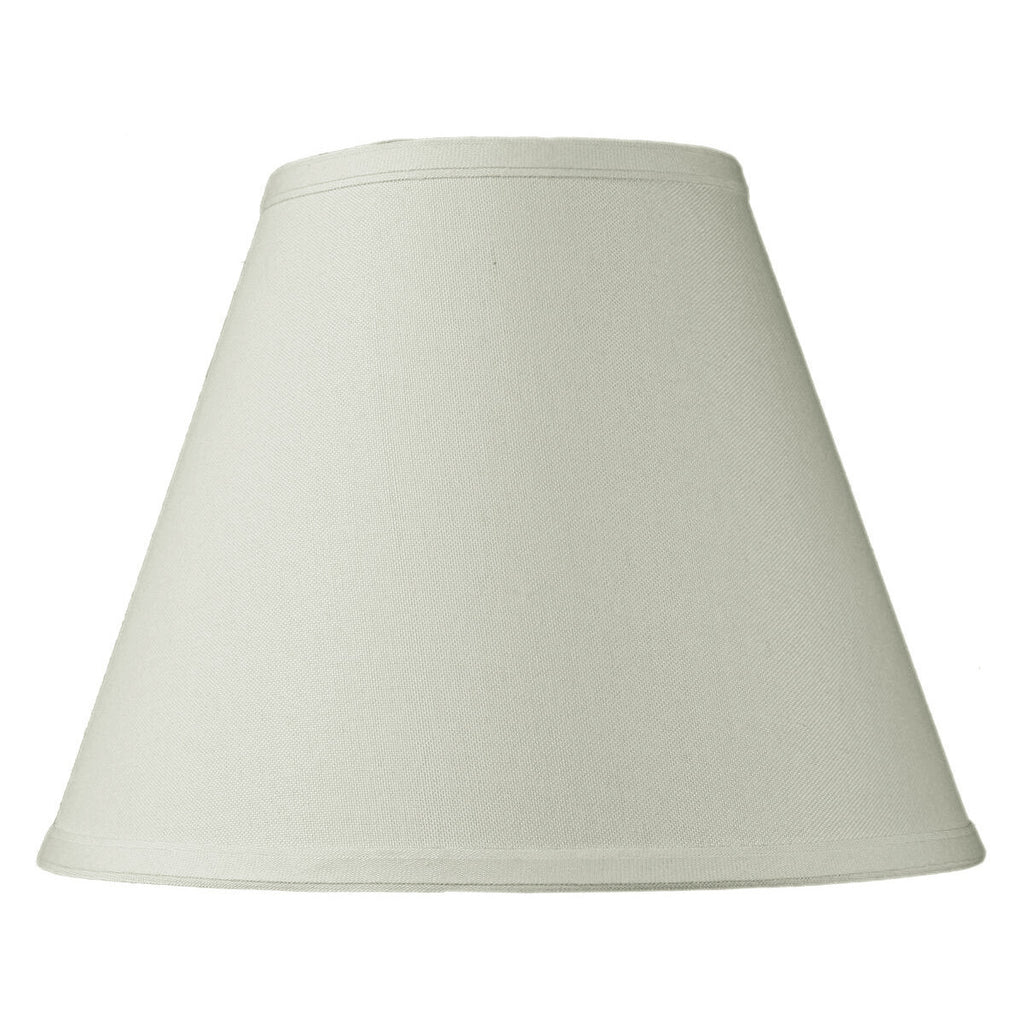 6x12x9 Slip Uno Fitter Hard Back Empire Lamp Shade Light Oatmeal