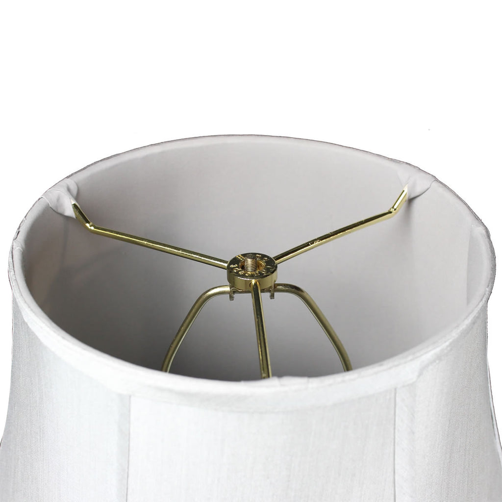 9x18x13.5 Gray Bell Shantung Lamp Shade