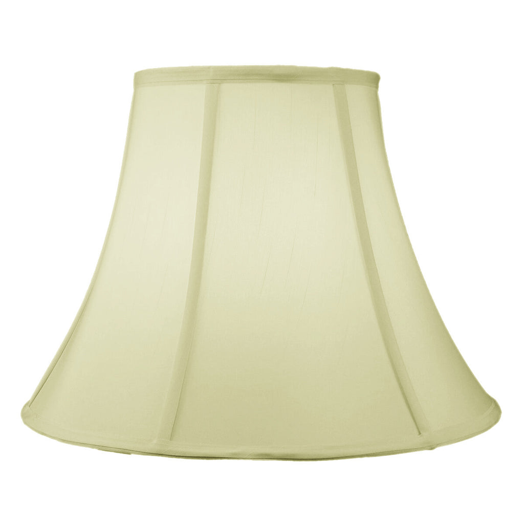 8x16x12 Egg Shell Shantung Bell Lampshade