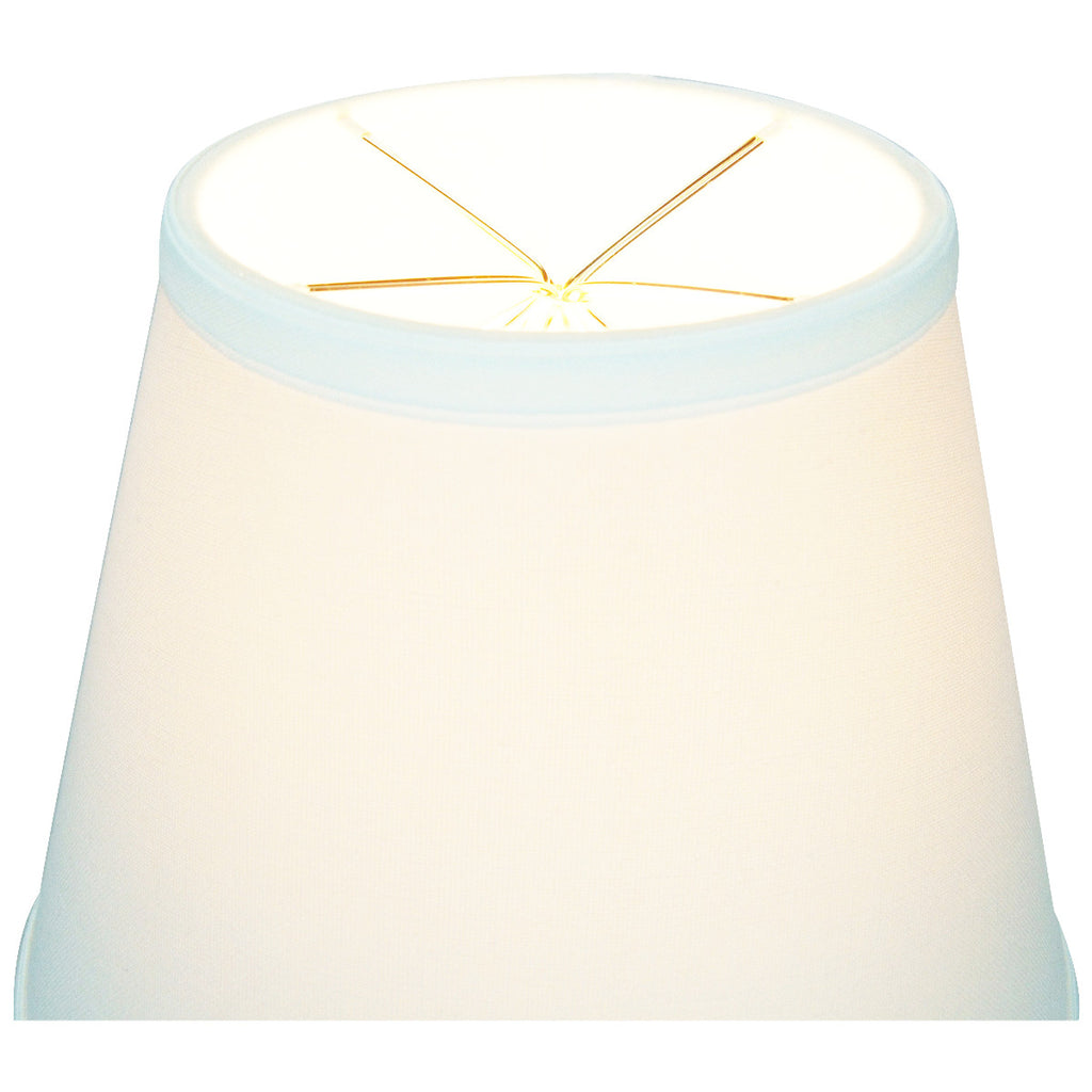 5x10x8 White Hardback Empire Lampshade