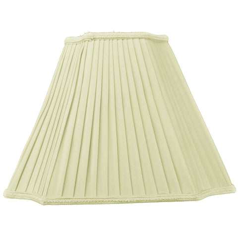 7x15x11 Eggshell with Off White Liner Lampshade
