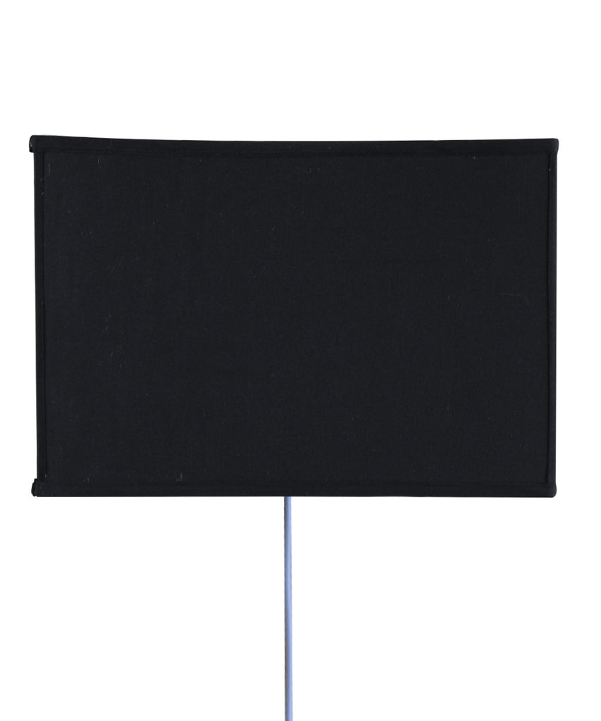 Floating Shade Plug-In Wall Light Black (16x10) (16x10) x 11