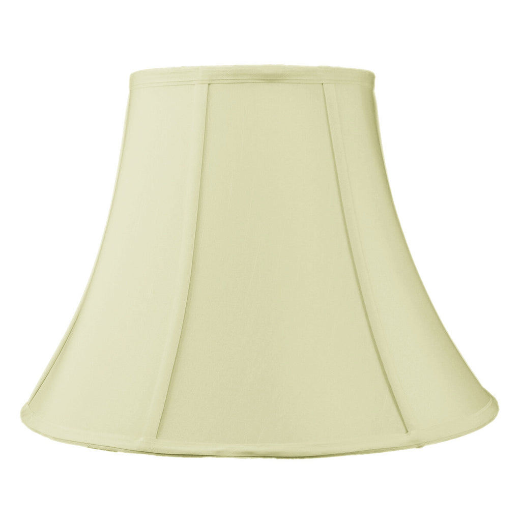 8x16x12 SLIP UNO FITTER Egg Shell Shantung Bell Lampshade