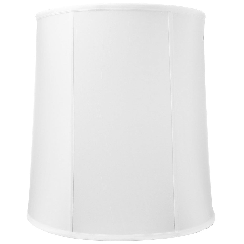 14x16x17 White Drum Shantung Lampshade