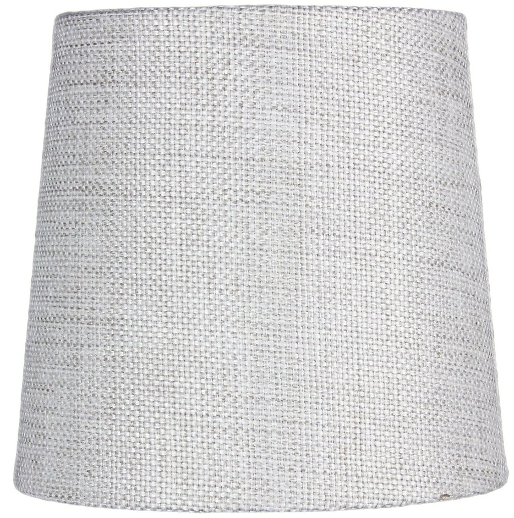 5x6x5 Khaki Burlap Drum Chandelier Clip-On Lampshade