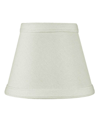 3x5x4 Clip-on Candelabra Lamp Shade Light Oatmeal