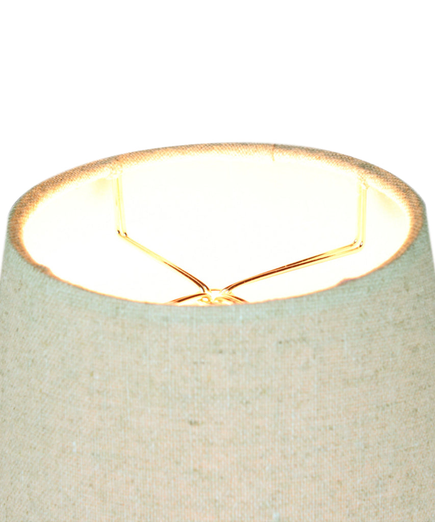 5x8x7 Empire Sand Linen Edison Clip Lampshade