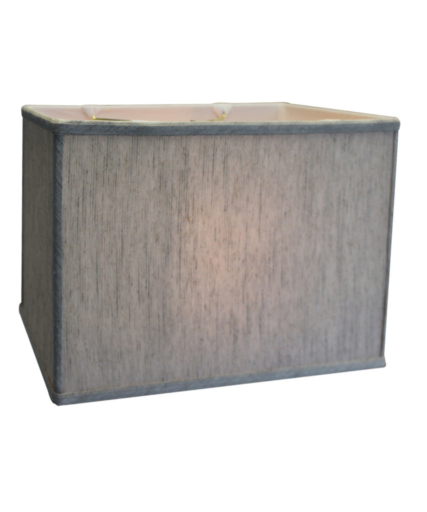 Rectangular Drum Lampshade (8x14) (8x14) x 10 Textured Oatmeal