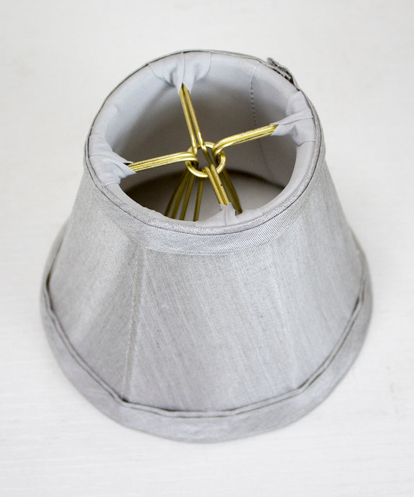 3x5x4 Gray Stretch Clip-On Candlelabra Clip-On Lamp shade