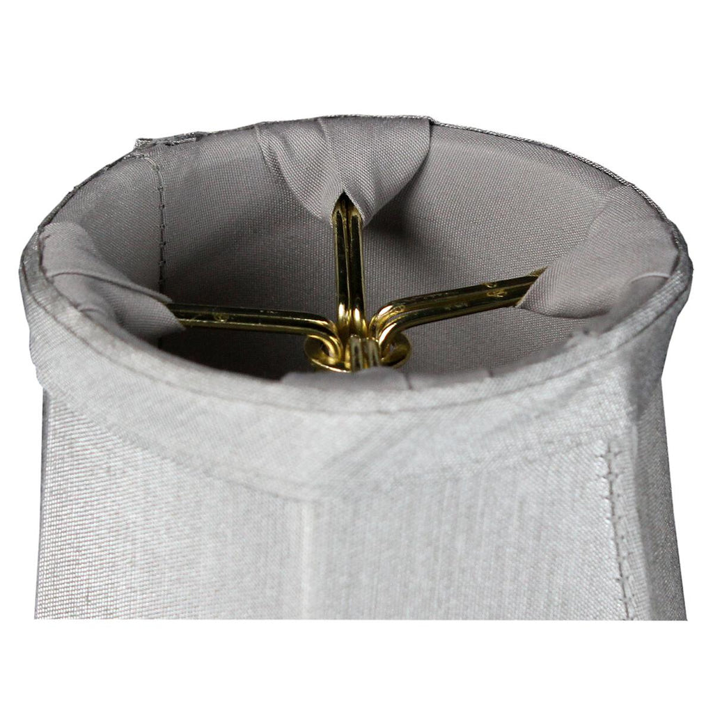 3x4x4 Gray Stretch Clip-On Candlelabra Clip-On Lamp shade