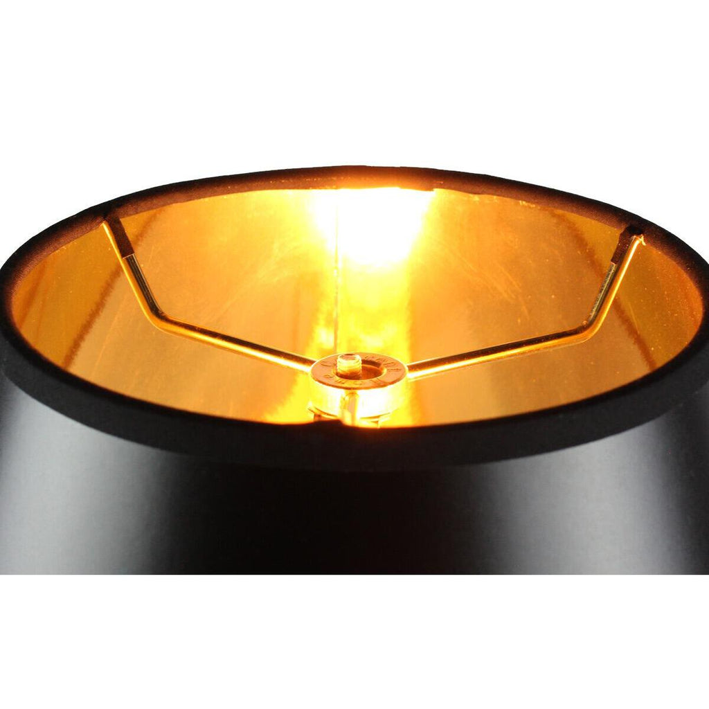 Swag Pendant Plug-In One Light Bold Black/Gold Shade