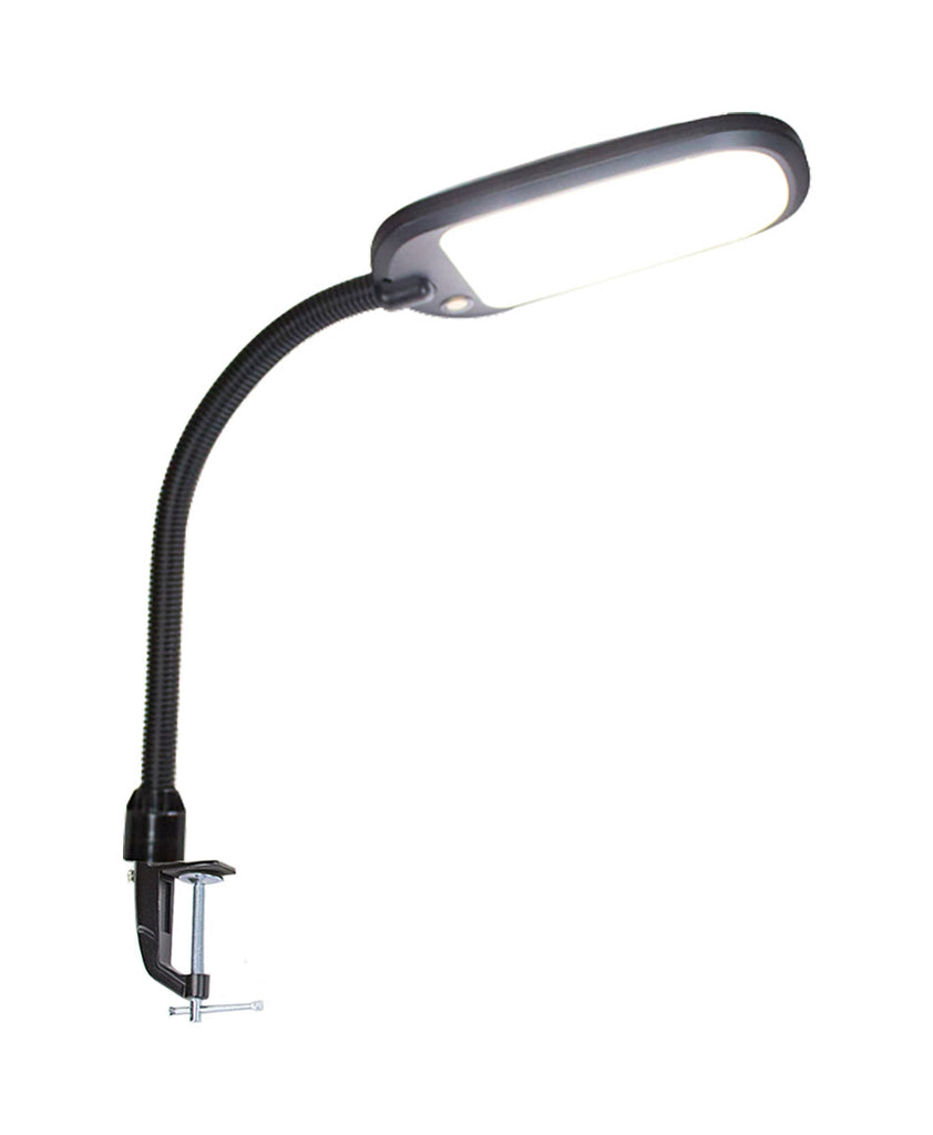 Clamp-on Led Bright Reader Natural Daylight Full Spectrum Desk Lamp - Perfect Sit-Stand Lamp