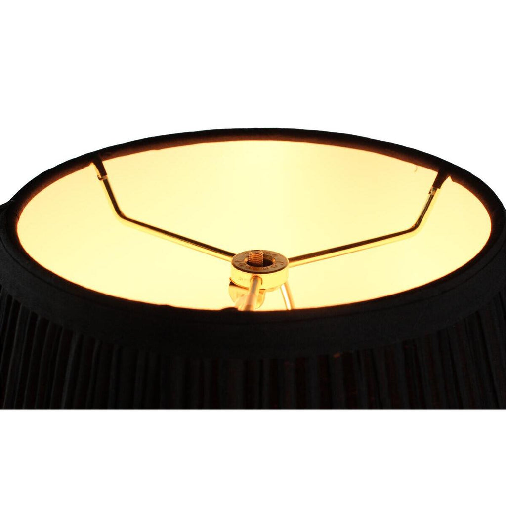 Hanging Swag Pendant Plug-In One Light Black Shade