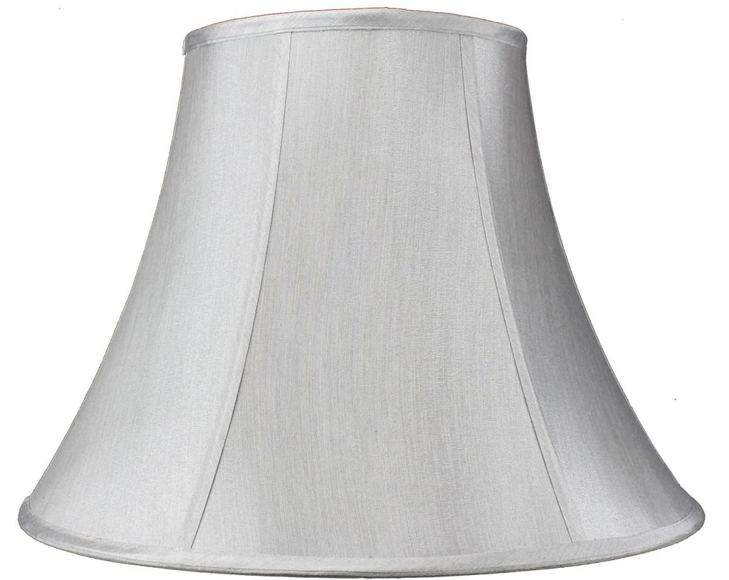 9x18x13.5 Gray Bell Shantung Lamp Shade