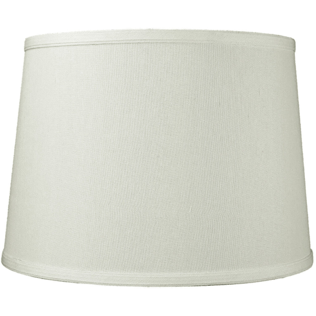 12x14x10 SLIP UNO FITTER Light Oatmeal Linen Drum Lampshade