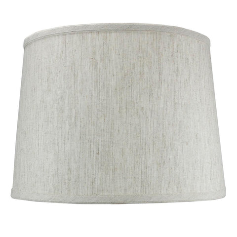 12x14x10 SLIP UNO FITTER Textured Oatmeal Drum Shade