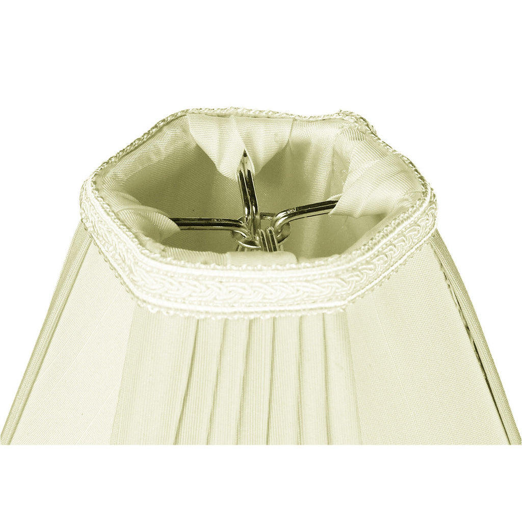 3x5x5 Egg Beige Chandelier Clip-On Lampshade