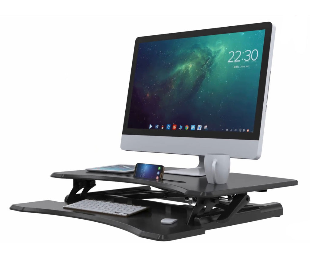 Premium Adjustable Height Standing Desk Black