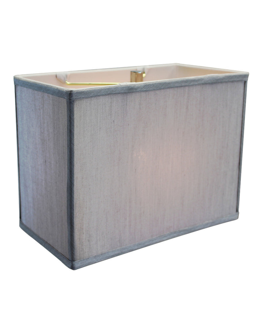 Rectangular Drum Lampshade (6.5x12) (6.5x12) x 9" Textured Oatmeal