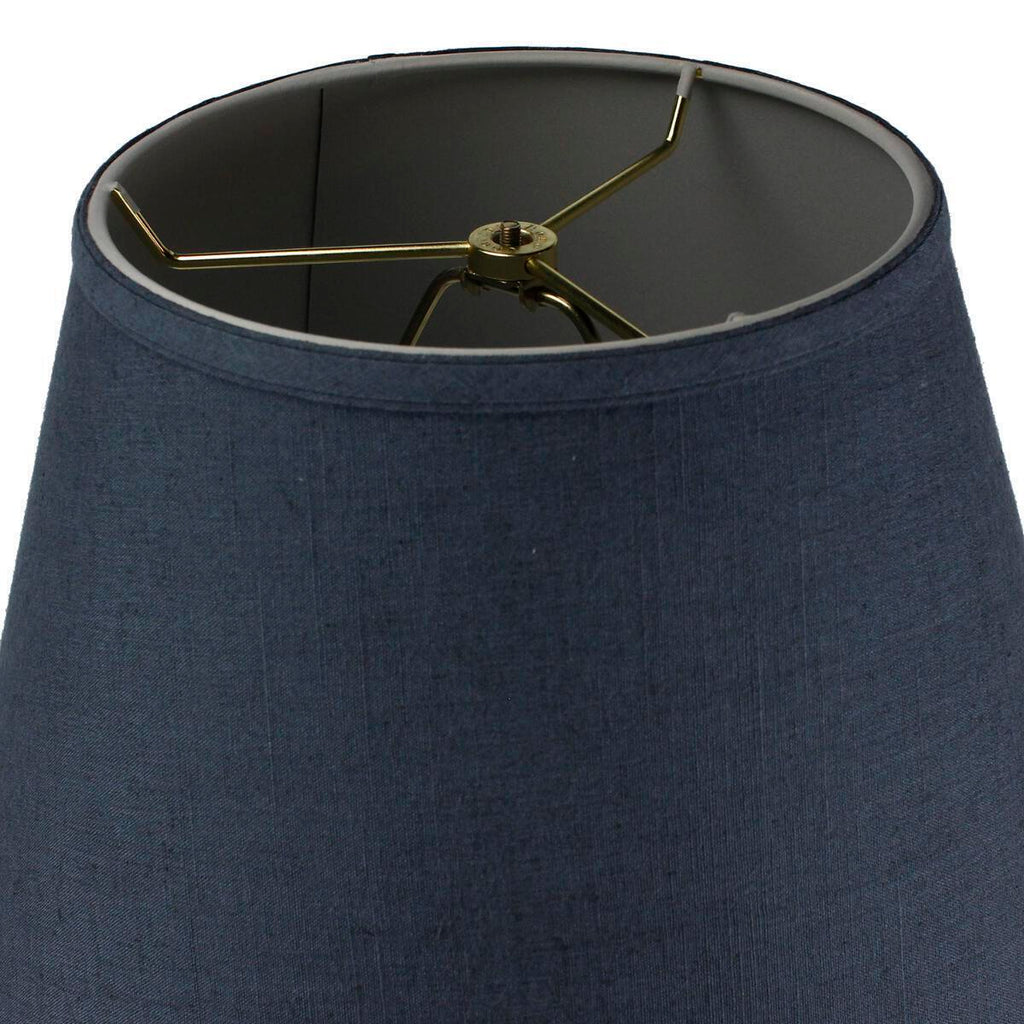 1 Light Swag Plug-In Pendant Hanging Lamp Textured Slate Blue